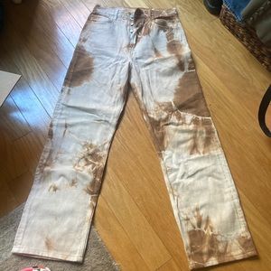Reformation tie dye jeans
